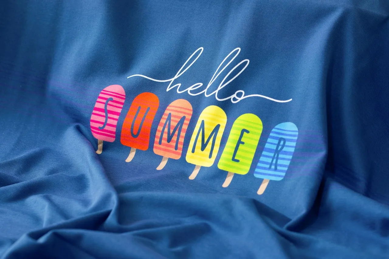 Paneel tricot 'Hello Summer'